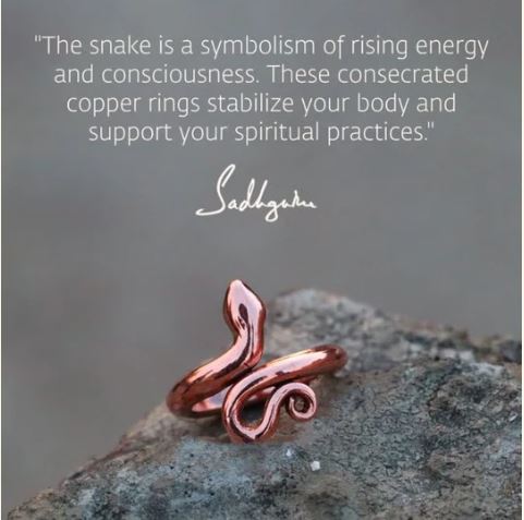 Copper Snake Ring -  Consecrated